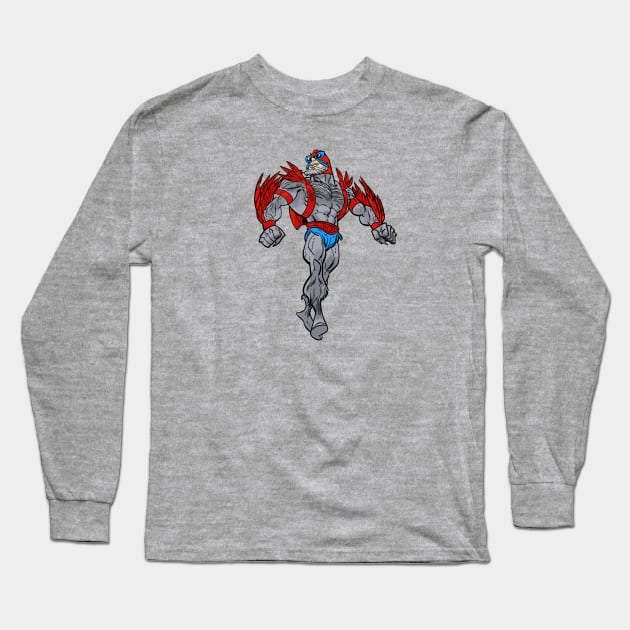 Winged Warrior Long Sleeve T-Shirt by JBone